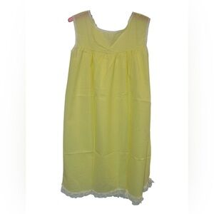 Vintage Bradlees Yellow Sleeveless Nightgown – NWT – Size Unknown